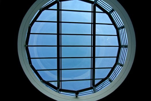 round ceiling window