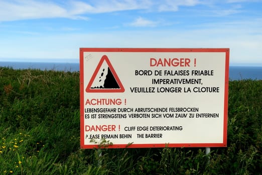 On the cliffs