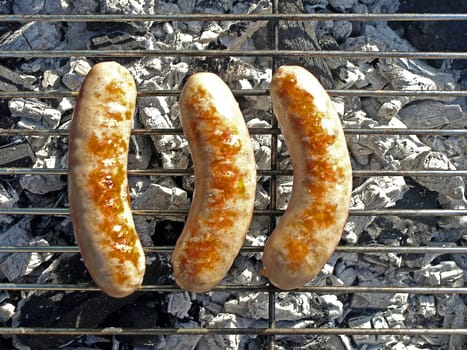 Grilled sausage,bratwurst
