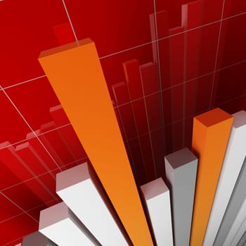 financial chart background