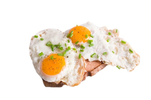Meatloaf with fried egg