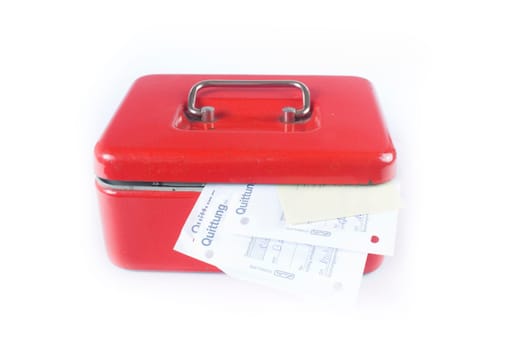 red cash box