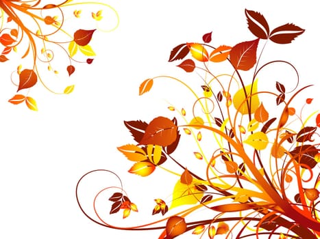 Abstract floral design