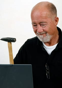 Senior at Labtop