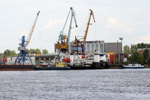 Working in the port