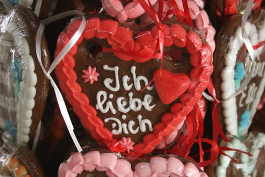 Gingerbread Heart I Love You