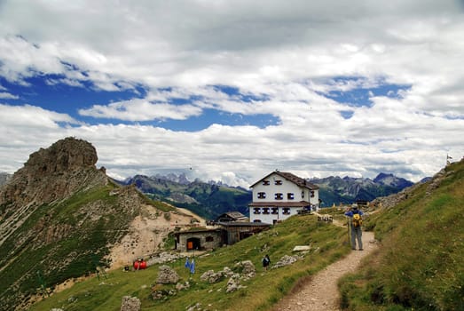 Rotwandhaus in the Catinaccio