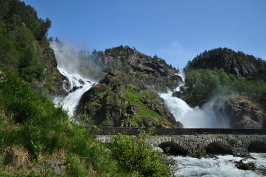 The Latefossen in Norway.