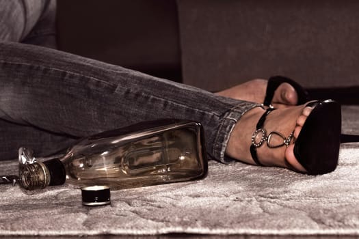 Suicide by alcohol and pills