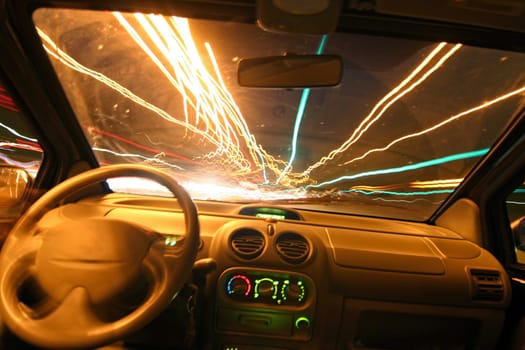 Interior of the car