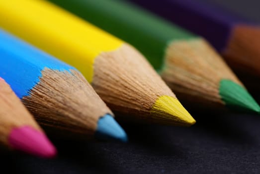 Colored crayon