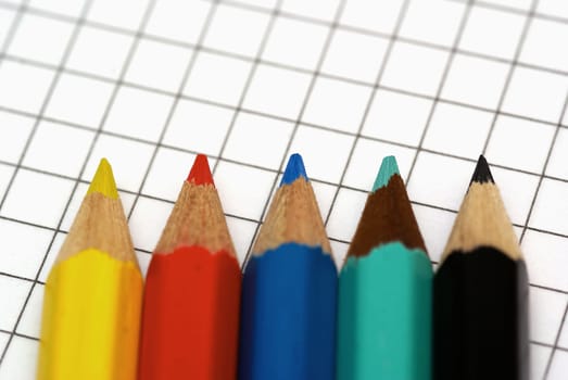Colored crayon