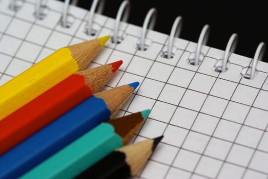 Colored crayon