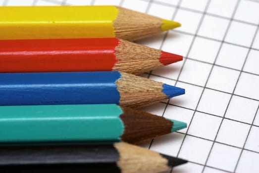 Colored crayon
