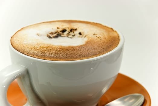 Cappuccino with chocolate sprinkles
