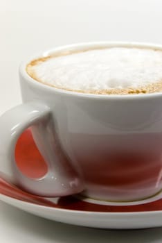 Cappuccino with chocolate sprinkles