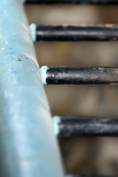 Rungs of a ladder