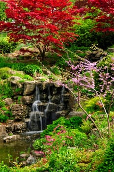 Cascading waterfall
