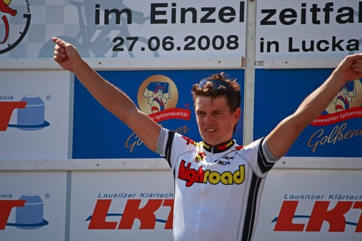 Professional cyclist Bert Grabsch