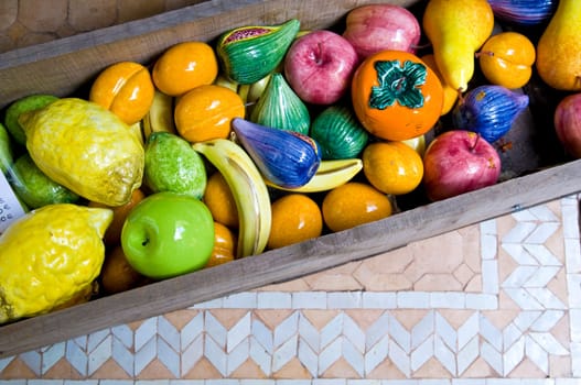 Ceramic fruit