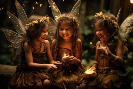 Enter a whimsical realm where adorable pixies, with their mischievous nature and infectious joy, sprinkle magic dust, bringing laughter and wonder to all they encounter.