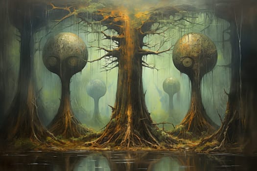 In the realm of fantasy, there exists a phenomenon known as mystical moonstone portals.