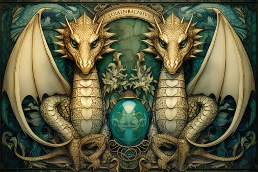 Behold the magnificent gilded phoenixes, radiant beings of myth and legend. With their resplendent feathers of gold and fire, they embody the eternal cycle of rebirth and resurrection.
