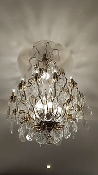 White lamp lights indoor interior design decor decorations glass glasses furniture set . High quality photo
