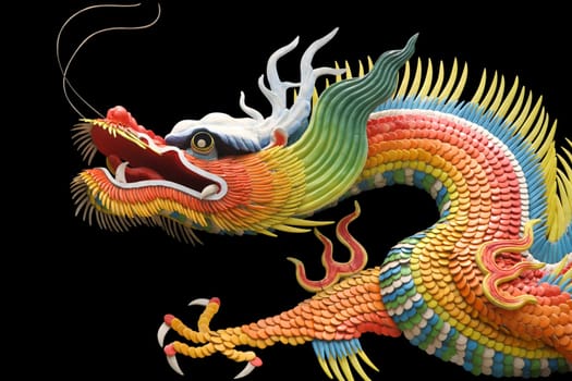 Asian temple dragon