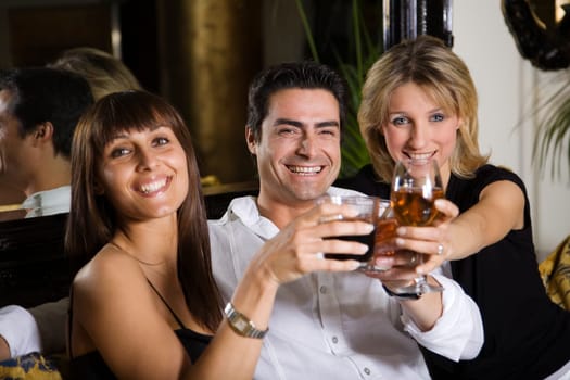 friends at disco