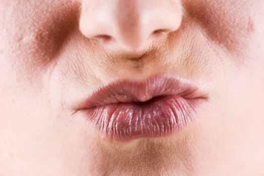 Kissing lips