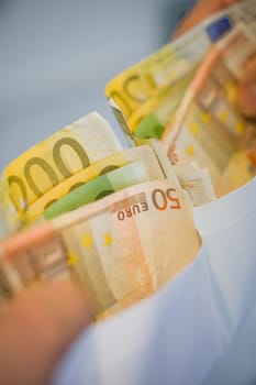 Money in envelope