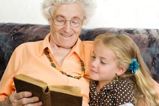 Reading great-grandma
