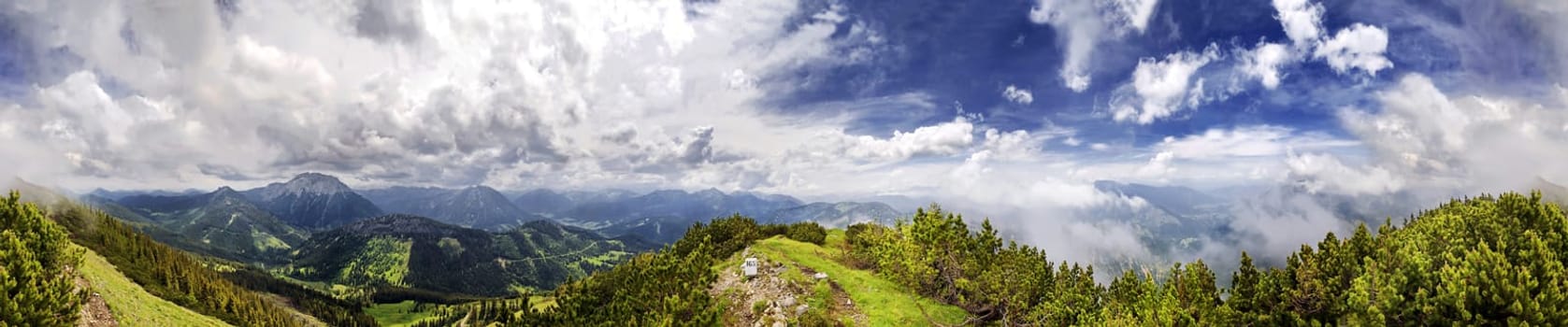 Blaubergkamm Panorama