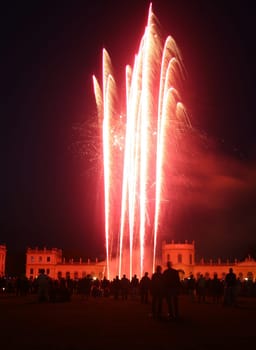 Fireworks at the Orangery in Kassel