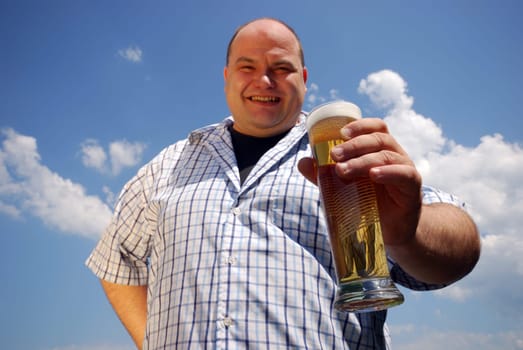 Drinking Beer