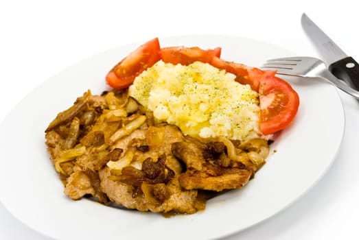 Pork steak-roasted on Z