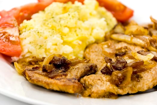 Pork steak-roasted on Z