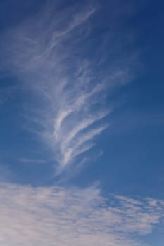 Clouded sky
