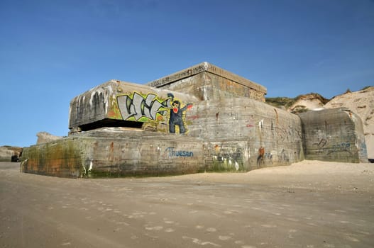 Bunker from the 2nd World War in Løkken - Denmark.