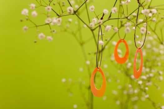 Baby's breath with Easter eggs