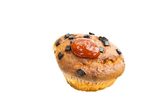 Muffins with rosehip jam