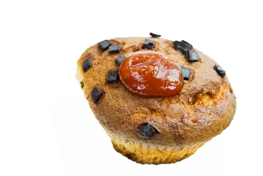 Muffins with rosehip jam