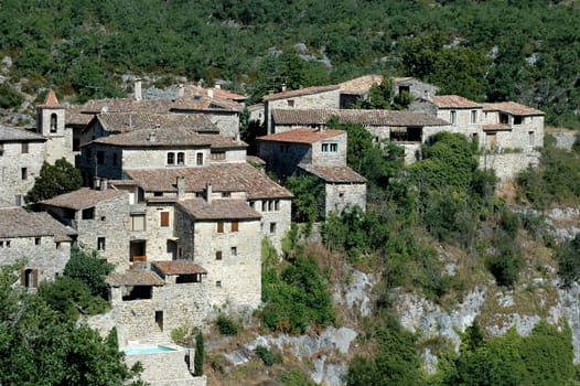 Mountain village of Simiane la Rotonde
