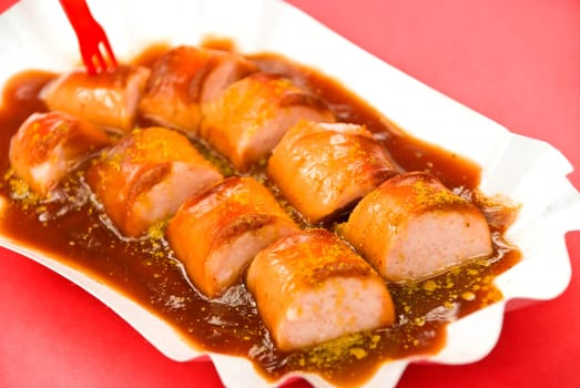 German Curry Sausage Cropped on RO