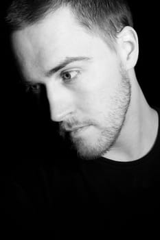 Portrait of a handsome young