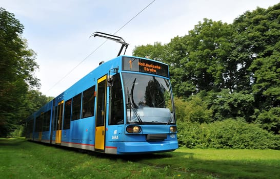 Fast and punctual - the Kassel tram.