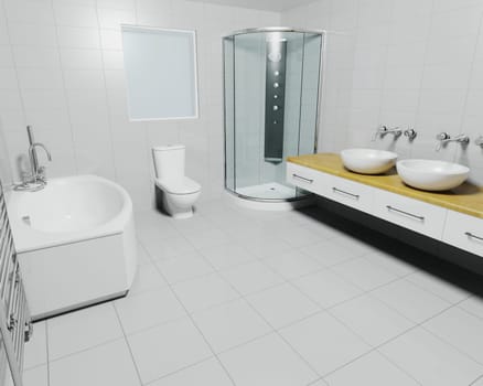 Contemporary bathroom