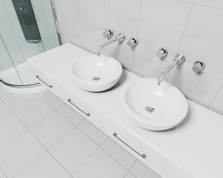 Contemporary bathroom