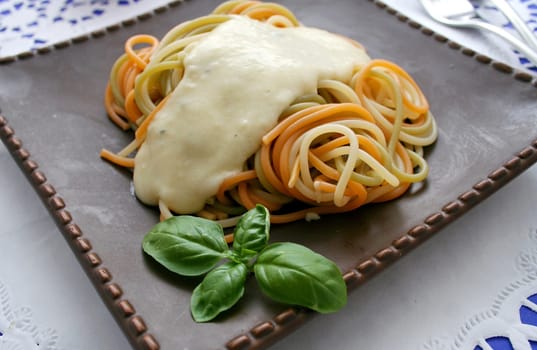 Colorful noodles